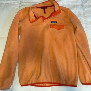 Orange Patagonia Pullover